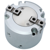 Compact aluminum gripper with dual parallel jaws