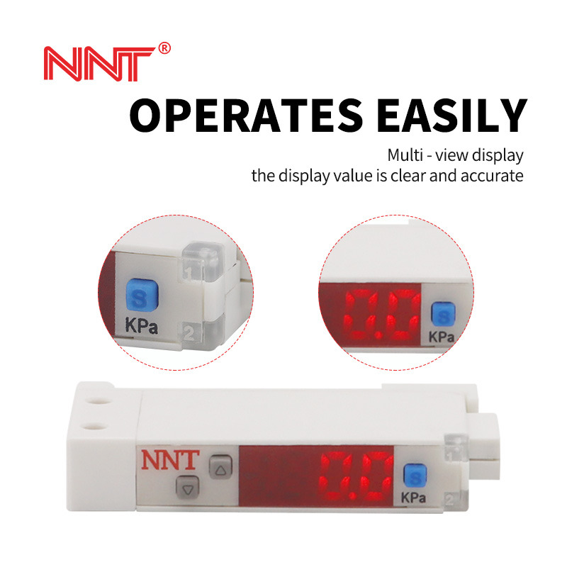 NNT ZSE/ISE 10A PNEUMATIC PRESSURE SWITCH SLIM ADJUSTABLE PRESSURE SWITCH