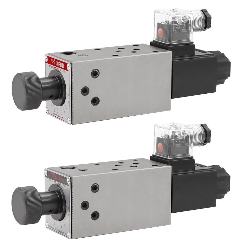 JUFENG Cost-effective Wholesale Hydraulic FMS-02 Laminated Flow Solenoid Valve 