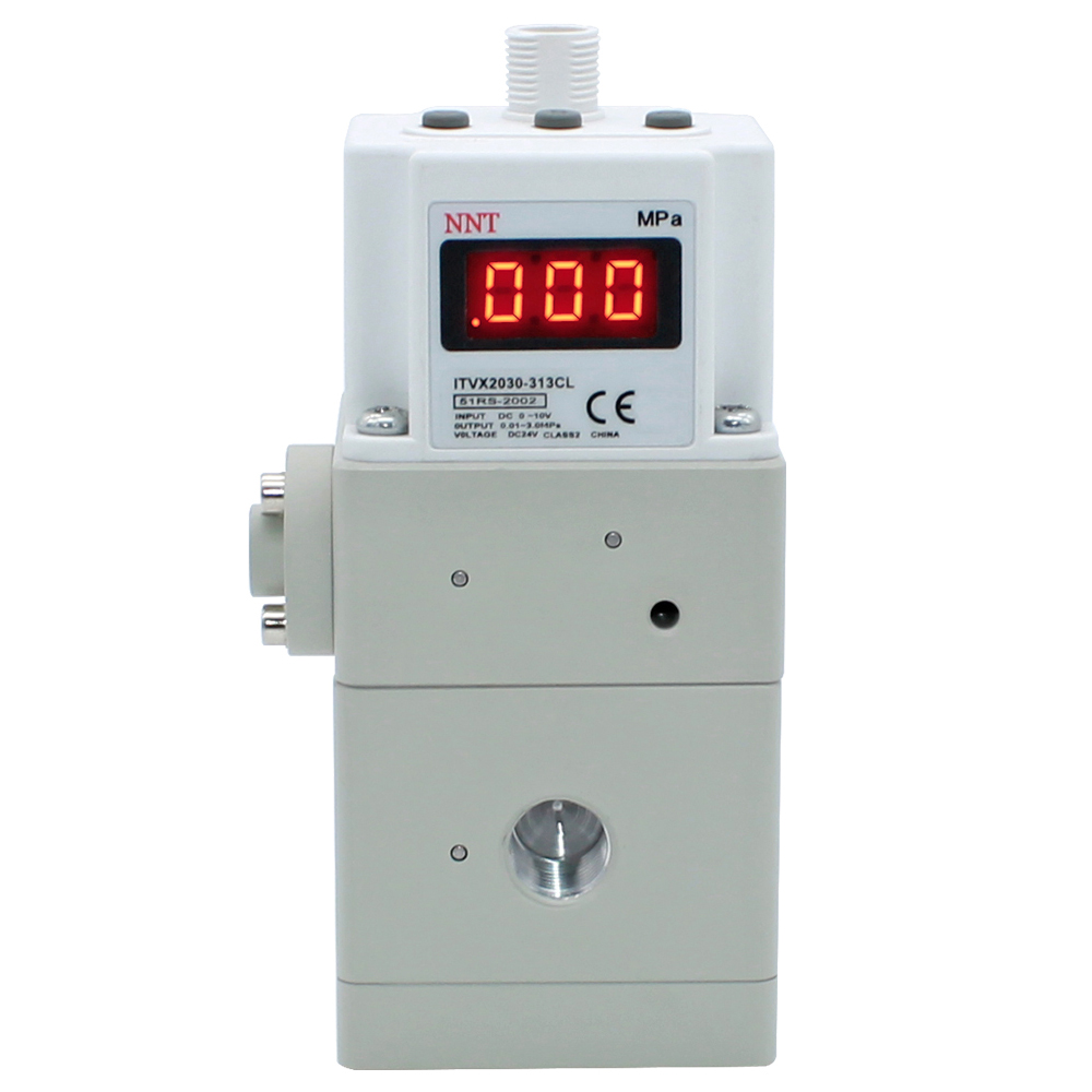 Compact high-pressure valve showing communication ports and modular design for industrial automation networks