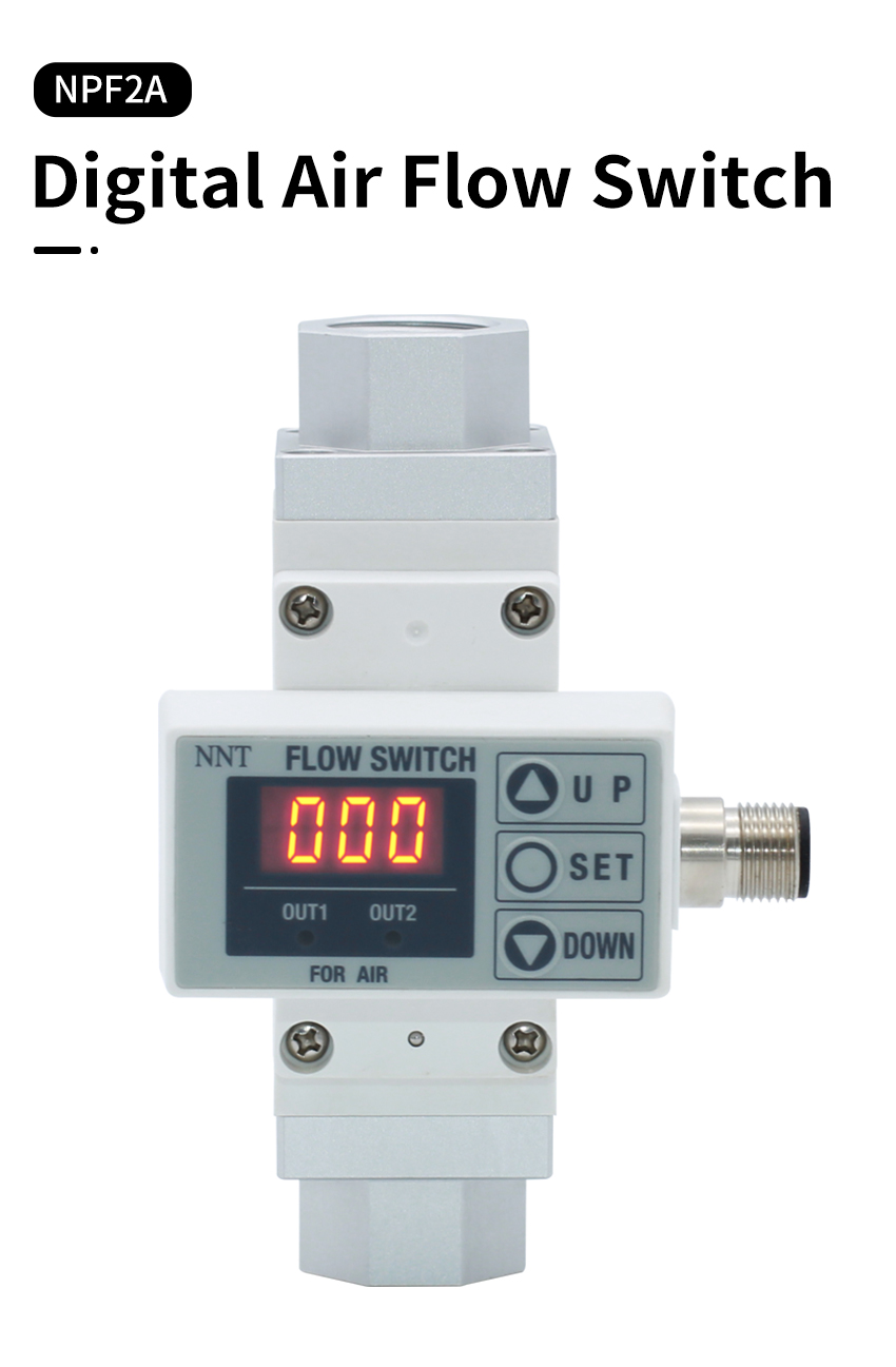 Pneumatic Automatic Industrial Digital Air Flow Switches from China